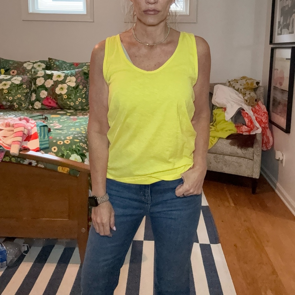 J. Crew Bright Yellow Tank Top
